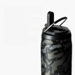 Lavozus Magic Cube 32oz Insulated Water Bottle – Black Camouflage - Image 2
